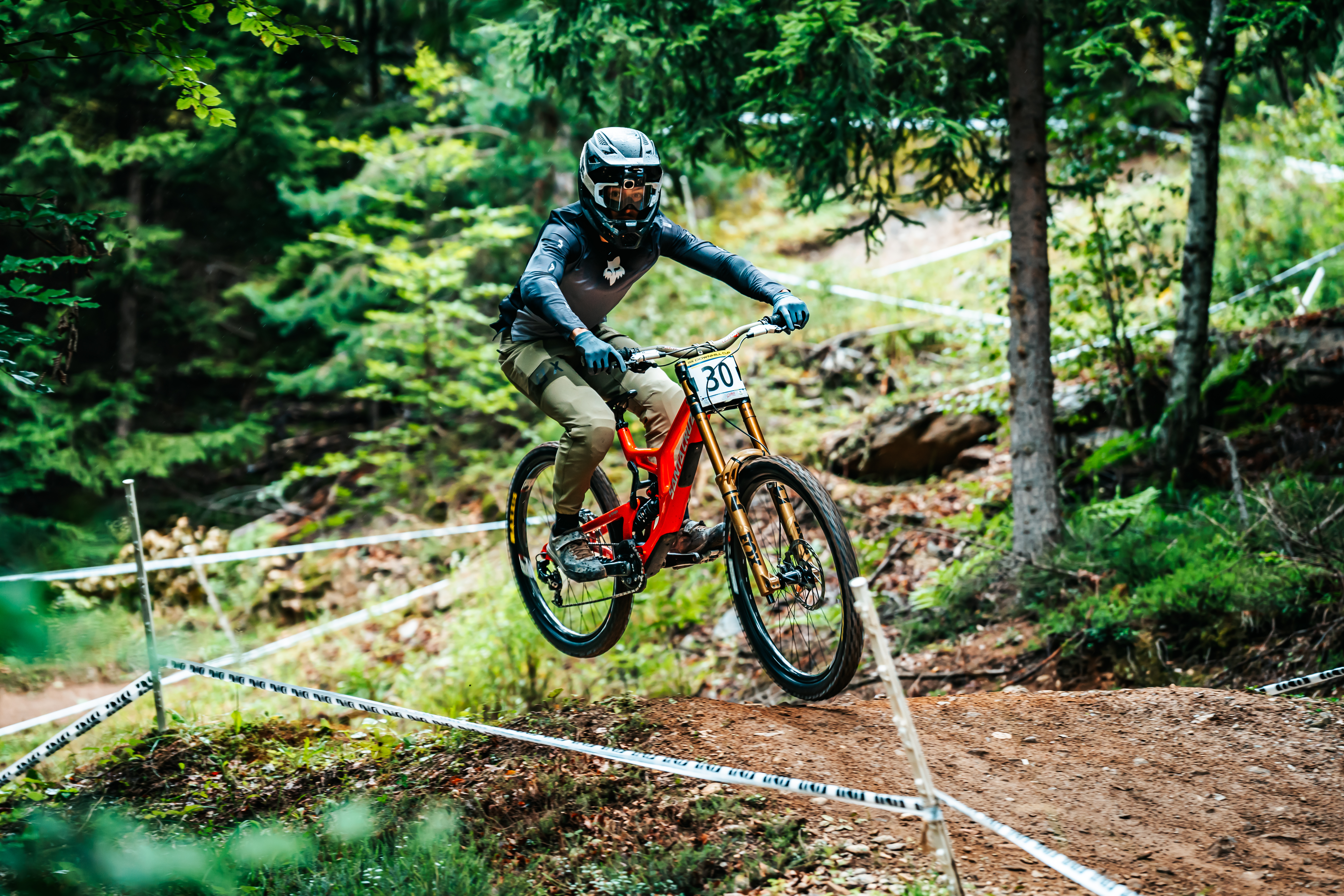 Nacho Fabian sur une piste technique
