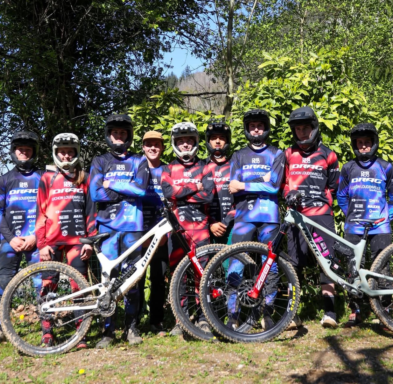 Team dans le paddock
